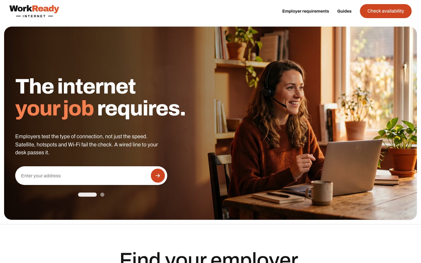 WorkReady Internet website